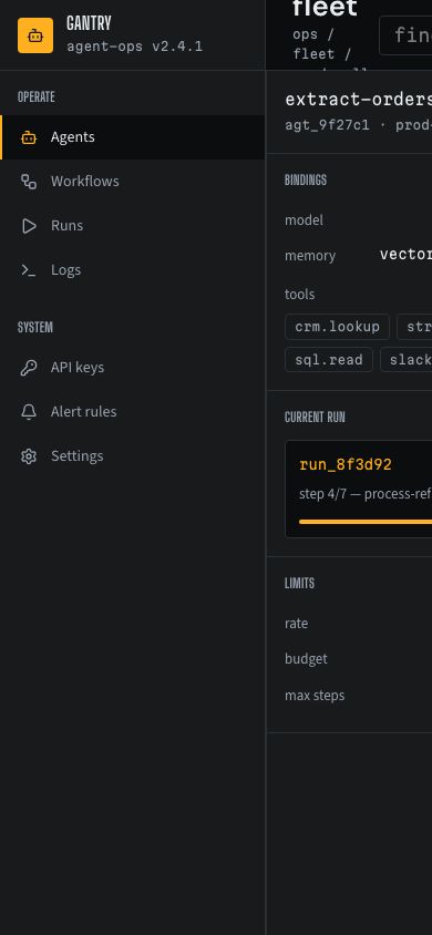 AI Agent Dashboard Template — responsive mobile layout