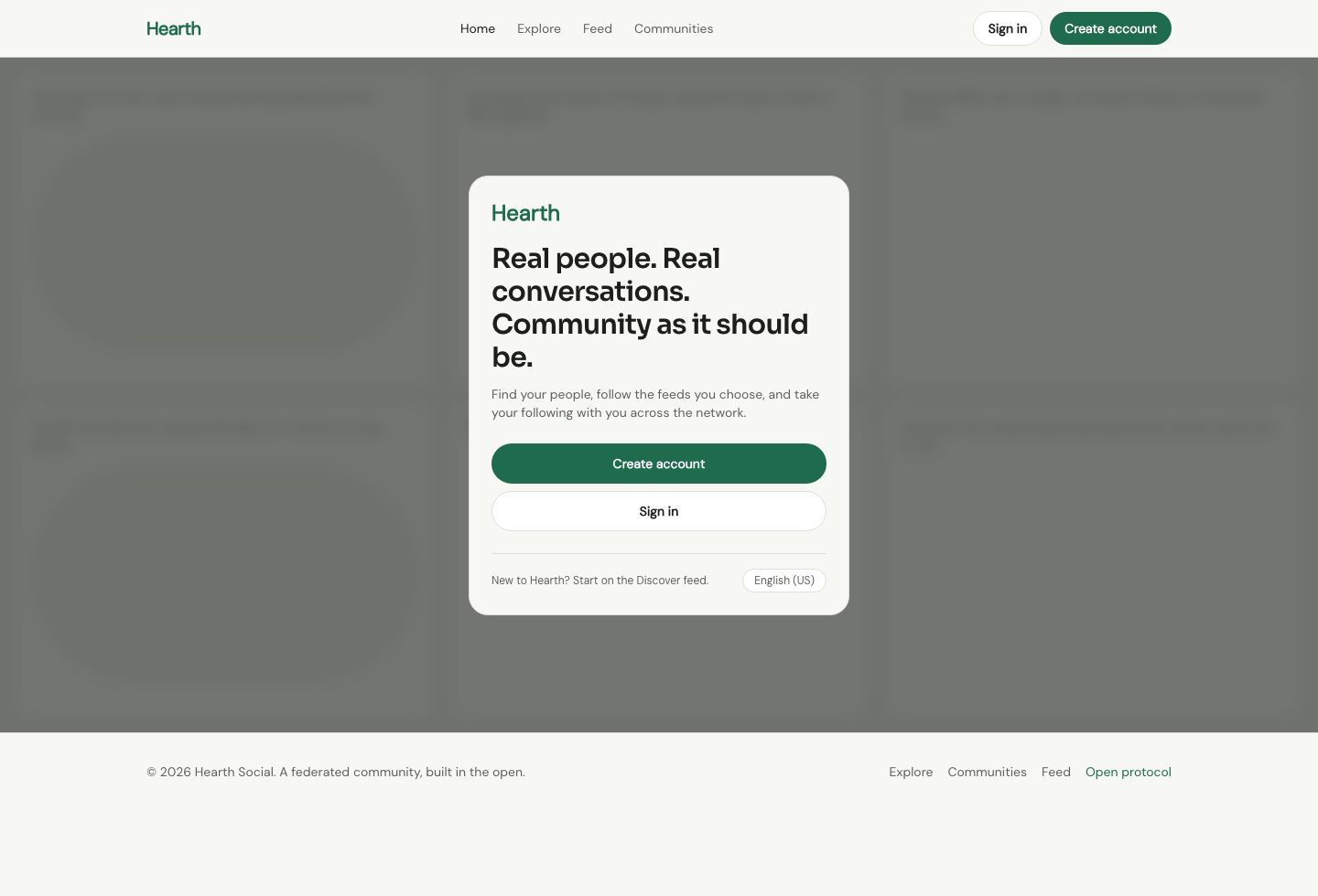 Modern Social And Community — full page preview