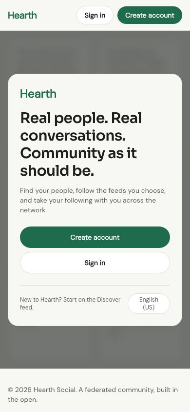 Modern Social And Community — responsive mobile layout