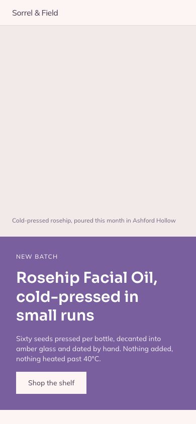 Organic E Commerce And Retail — responsive mobile layout
