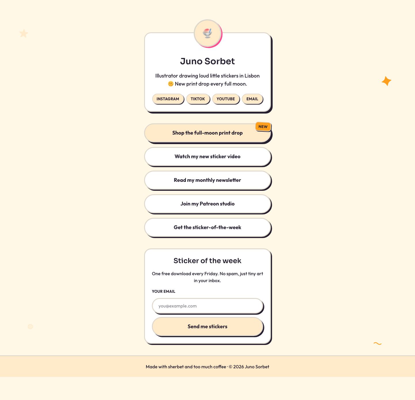 Sherbet Riot — full page preview
