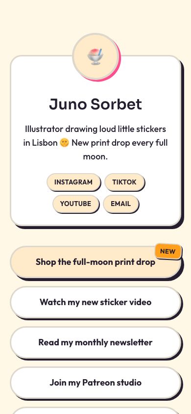 Sherbet Riot — responsive mobile layout